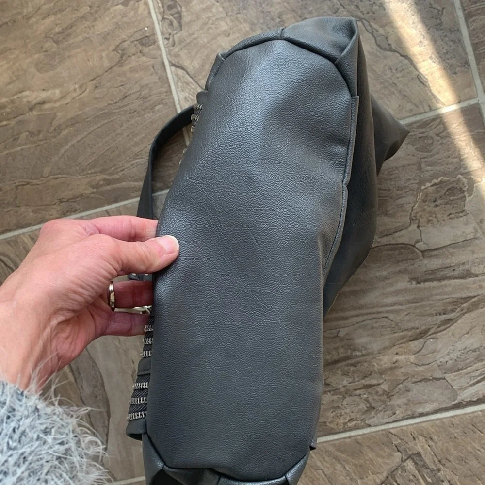 Olivia + Joy Slouchy Hobo Zipper Detail Shoulder Bag